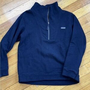 Patagonia Mens Wool Sweater 1/4 zip sz large